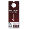 Perforated Door Hanger Custom Printed